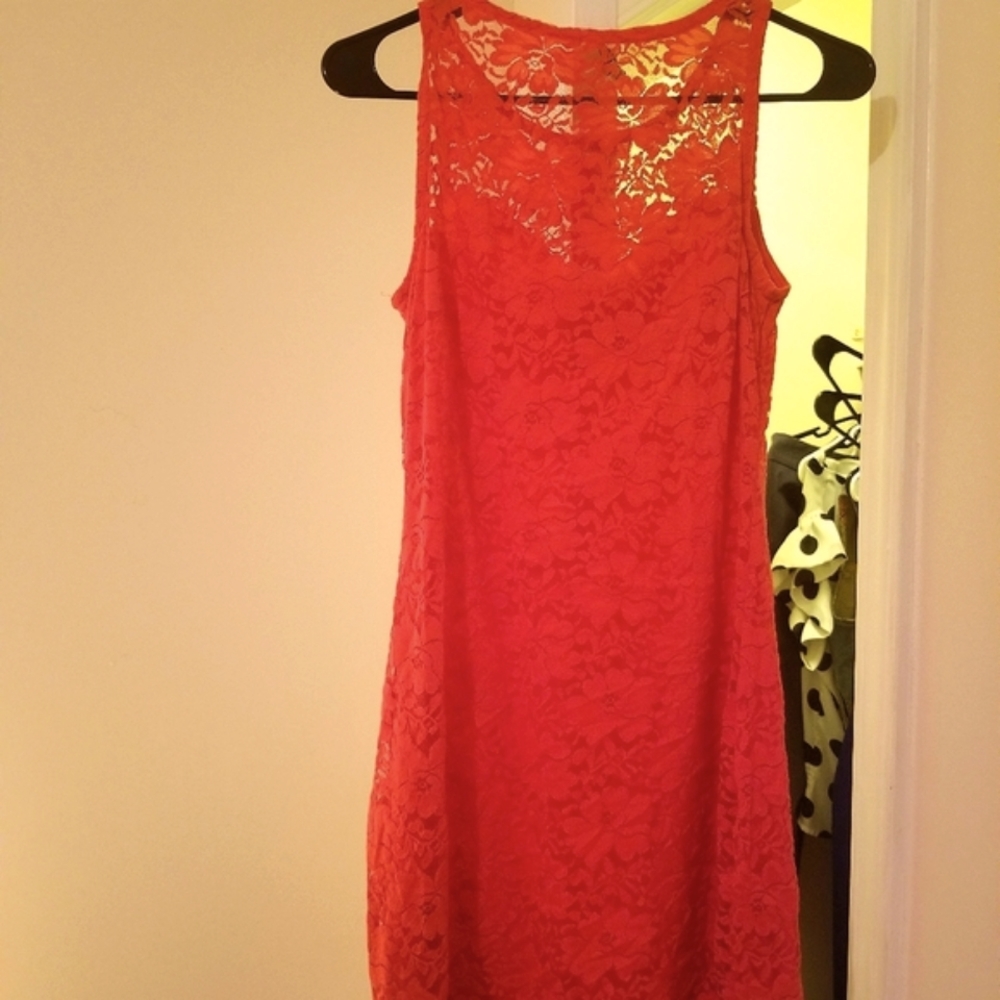 Women's dress, size 4, orange